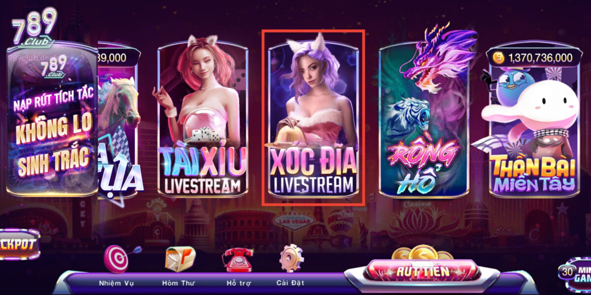 Game Xóc Đĩa Tại 789Club